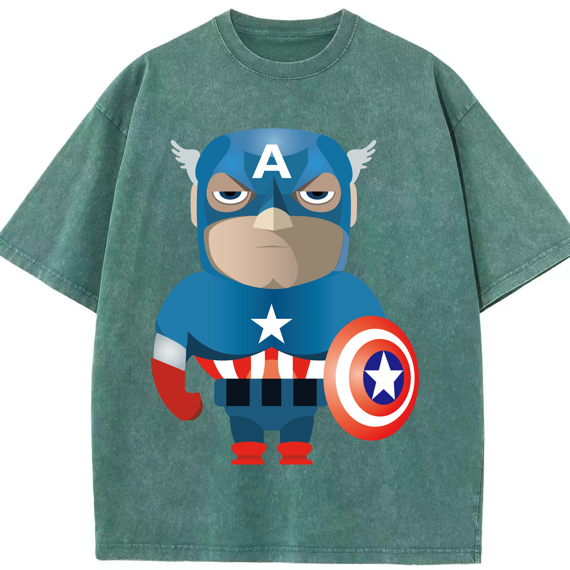 （画像用） アベンジャーズ The Avengers 綿100% ヴィンテージ風 半袖Tシャツ（フロントプリント）